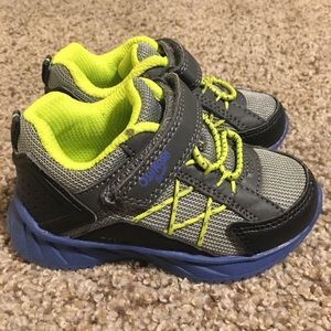 Two pair of toddler boy tennis shoes